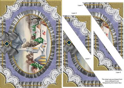 Christmas New Church Duo Corner A5 Stacker