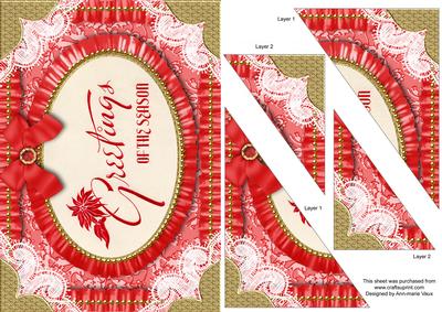 Greetings of the Season Duo Corner A5 Stacker