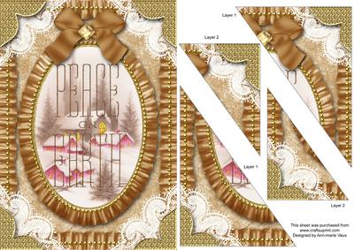 Peath on Earth Duo Corner A5 Stacker