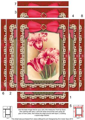 Tulip Trio Lace 7x5 Spiral Edge Stacker