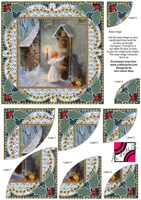 Christmas Choirboy Knocking 6inch Duo Corner Stacker
