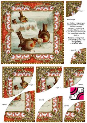 Robins Tug of Love 6inch Duo Corner Stack Card Front