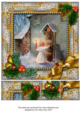 Choirboy Knocking Holly 8inch Picture Sheet