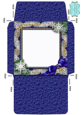 Choirboy Knocking Snow 5 1/2 Inch Square Matching Envelope