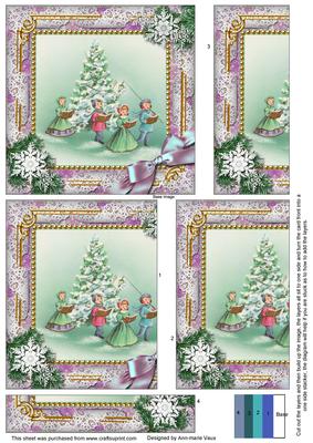 Carol Singers Snow One Edge Side Stacker