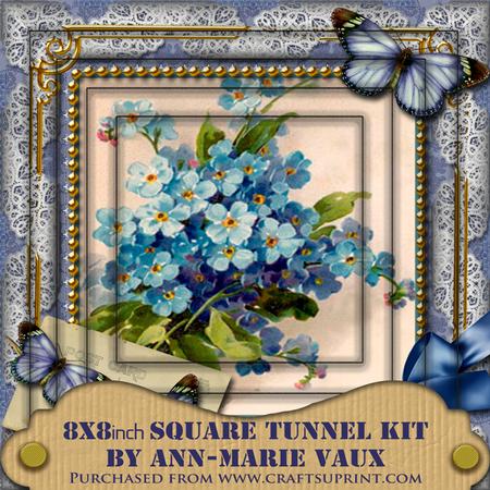 Forget-me-knot Butterfly 8inch Square Tunnel Kit