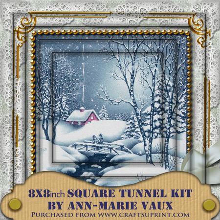 Blue Winter Walk 8inch Square Tunnel Kit