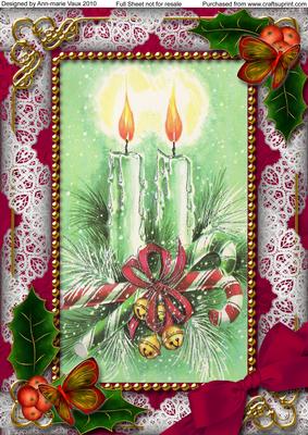 Candle Duo Holly A4 Picture Sheet