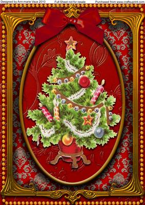 Elegant Tree A4 Picture Sheet