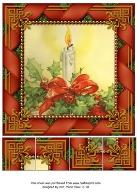 Candle Display 8inch Picture Sheet