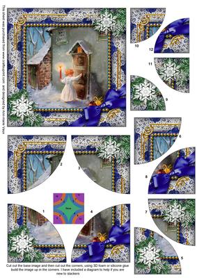 Choirboy Knocking Snow All 4 Rounded Corner Card Front