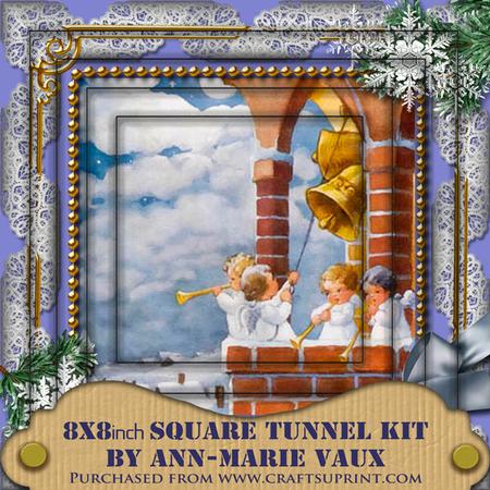 Angels Bell Pulling Snow 8inch Square Tunnel Kit