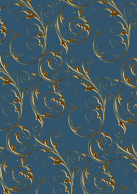 Choirboy Knocking 1 Gold Metallic Swirls A4 Backing Paper