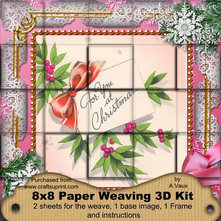 For You Snow 3D Paper Weaving Kit