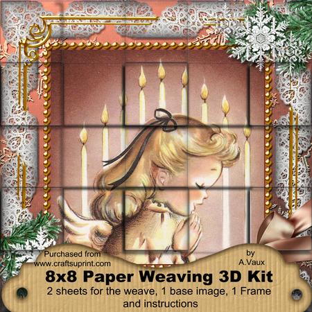 Christmas Prayer 3D Paper Weaving Kit