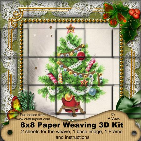 The Tree Holly 3D Paper Weaving Kit