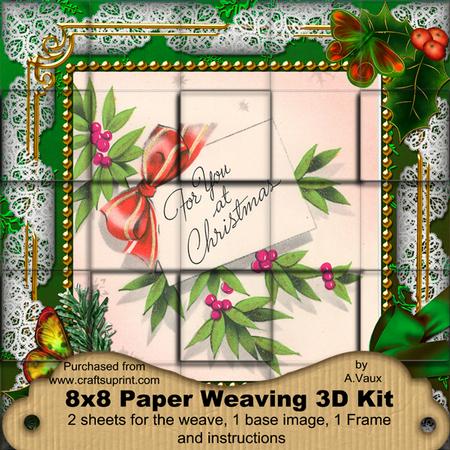 For You Holly 3D Paper Weaving Kit