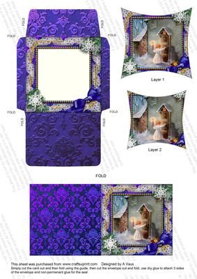 Choirboy Knocking Snow 3in Mini Card Envelope Pointy Aio