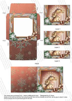 Christmas Prayer Card Envelope Bottom Stacker Aio