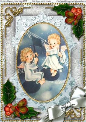 Singing Angels Holly A4 Picture Sheet
