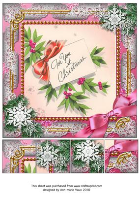 For You Snow 8inch Picture Sheet