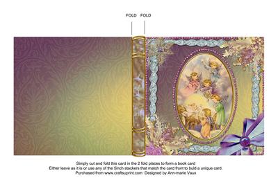 Guardian Angels Ice Folded Book Card