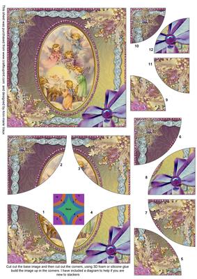 Guardian Angels Ice All 4 Rounded Corner Card Front