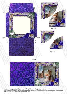 Choirboy Knocking Snow Card Set Duo Corner Stacker Aio