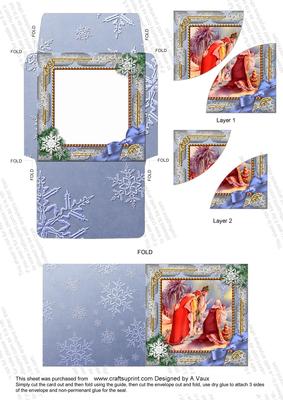 Three Kings Snow Card Set Duo Corner Stacker Aio