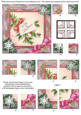 For You Snow All 4 Corner Stacker Card Front