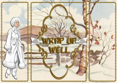 Wrap Up Well This Winter Tri-fold Card