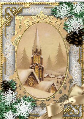 Steeple Snow A4 Picture Sheet