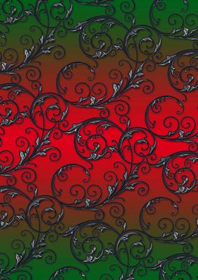 Christmas Mix with Black Ironwork Paper