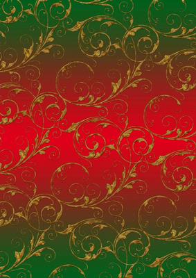 Christmas Mix with Gold Ironwork Paper