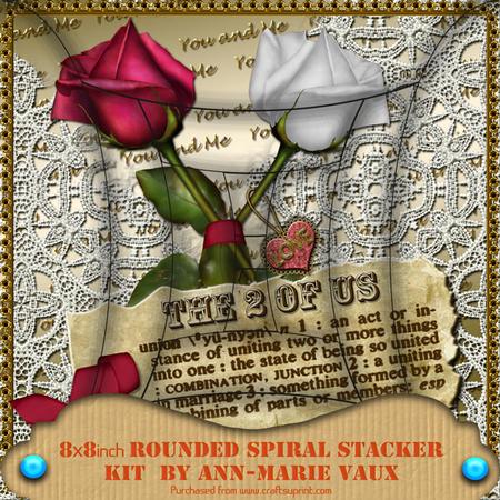 2 of Us Union Definition 8in Rounded Edge Spiral Stacker Kit