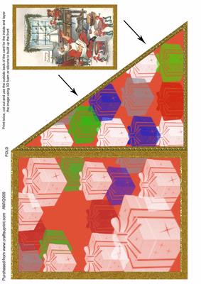 Father Christmas Workshop Corner Card