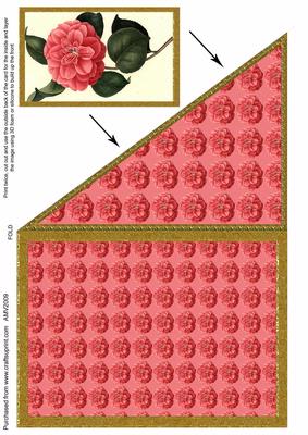 Dahlias Corner Card