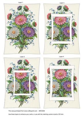Daisy Bunch Gold Curved Tunnel Sheet