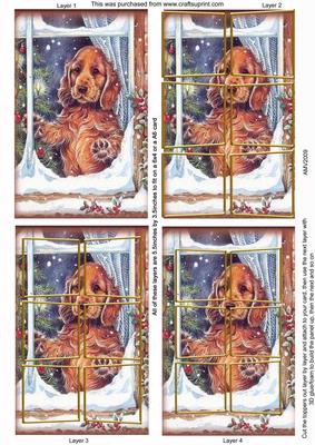 How Much is That Christmas Doggy in the Window? 3D Panels