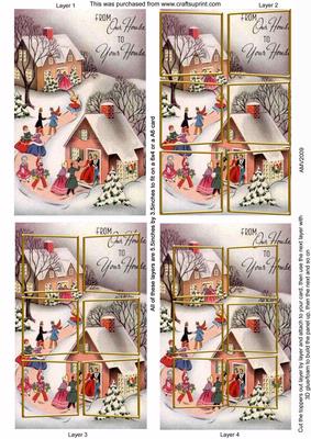 Our House to Your House 3D Card Panels