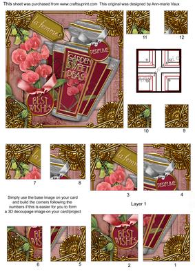 Sweet Pea Best Wishes Perfume 5in Corner Stacker