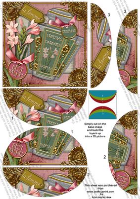 Freesia Perfume Best Wishes 5in Top Bottom Stacker