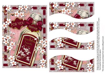 Blossom Perfume for You 7x5in Swirvey Top and Bottom Stacker