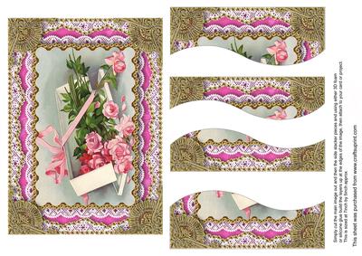 Flower Box 7x5in Wavy Top and Bottom Stacker