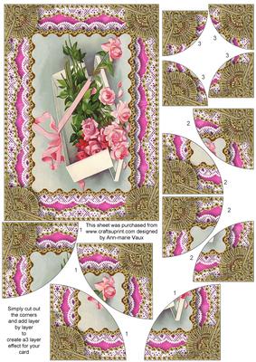Flower Box 7x5in All 4 Corner Stacker