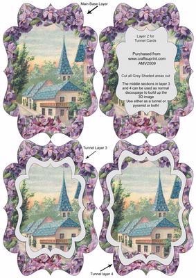 The Lavender Church Fancy Bracket Tunnel Sheet