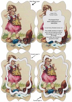 Naughty Puppy Fancy Bracket Tunnel Sheet