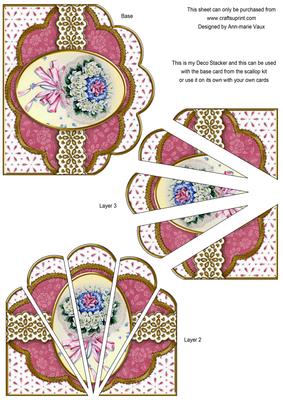 Bouquet Em Anglaise Scallop Deco Stacker