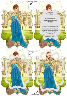 Elegant Blue Evening Dress Fancy Bracket Tunnel Sheet