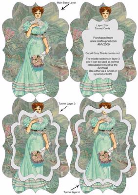 Elegant Lady 1 Fancy Bracket Tunnel Sheet